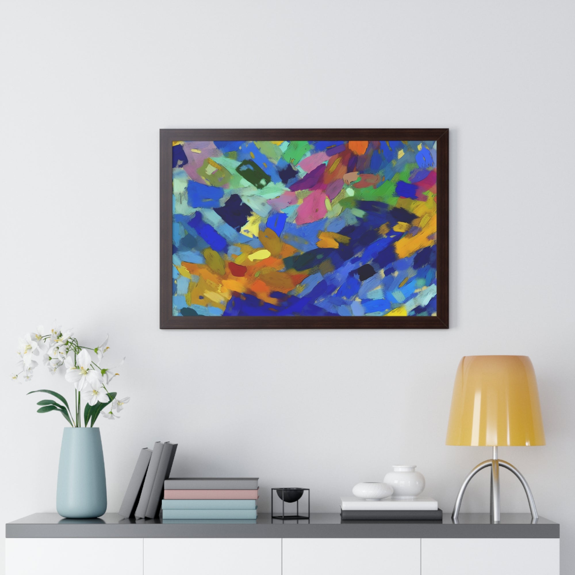 Elysian Whirl and Drift | Framed Print