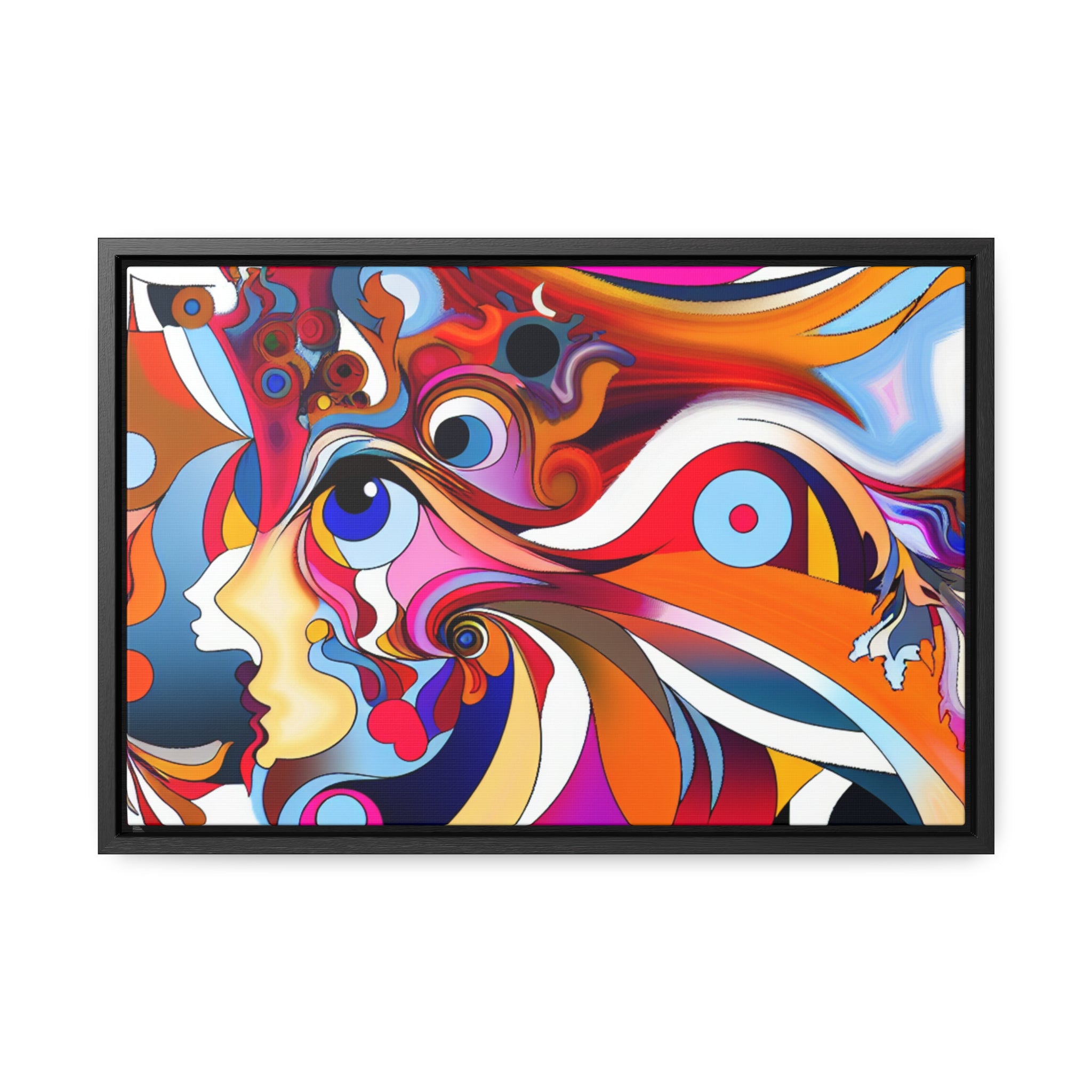 Chroma Dreamscape Fusion | Framed Canvas