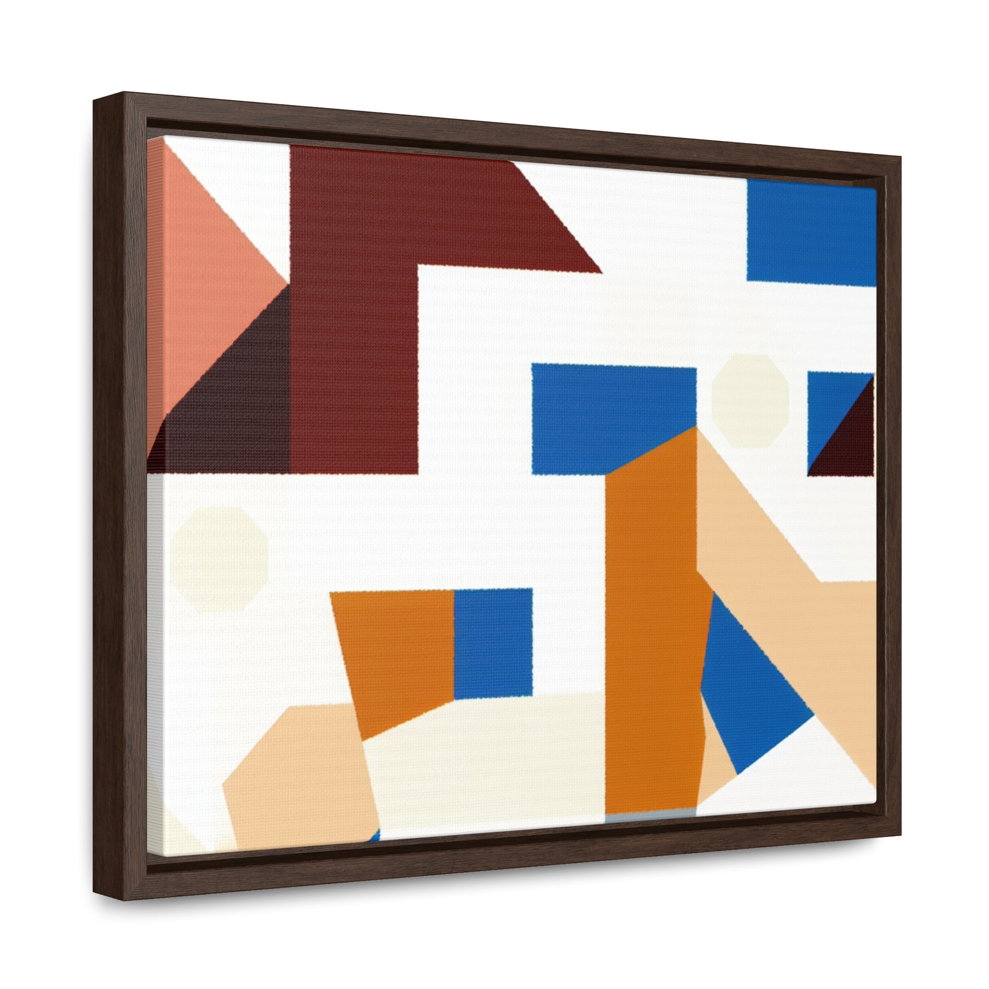 Rhythmic Fragments of Color | Framed Canvas