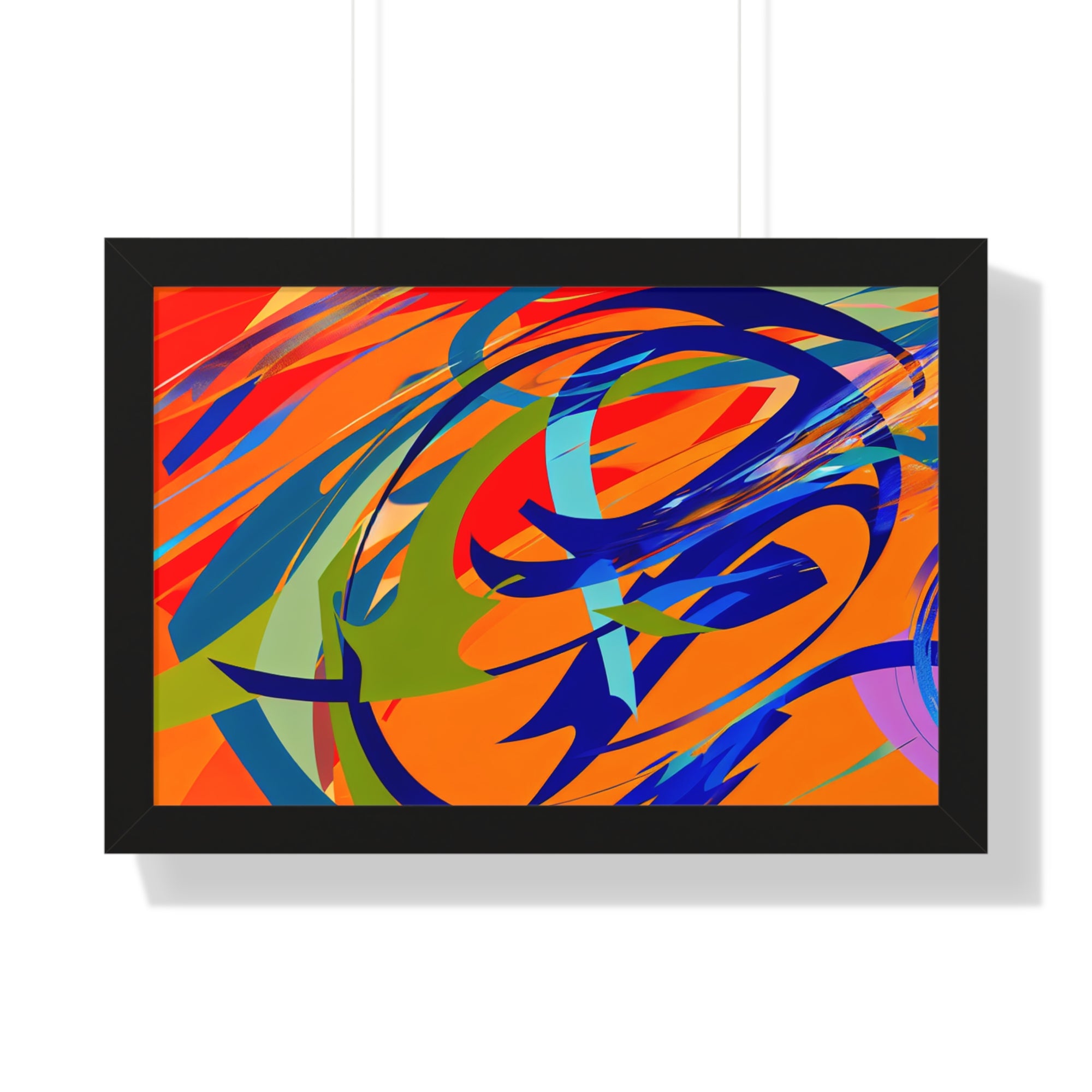 Chromatic Reverie and Motion | Framed Print