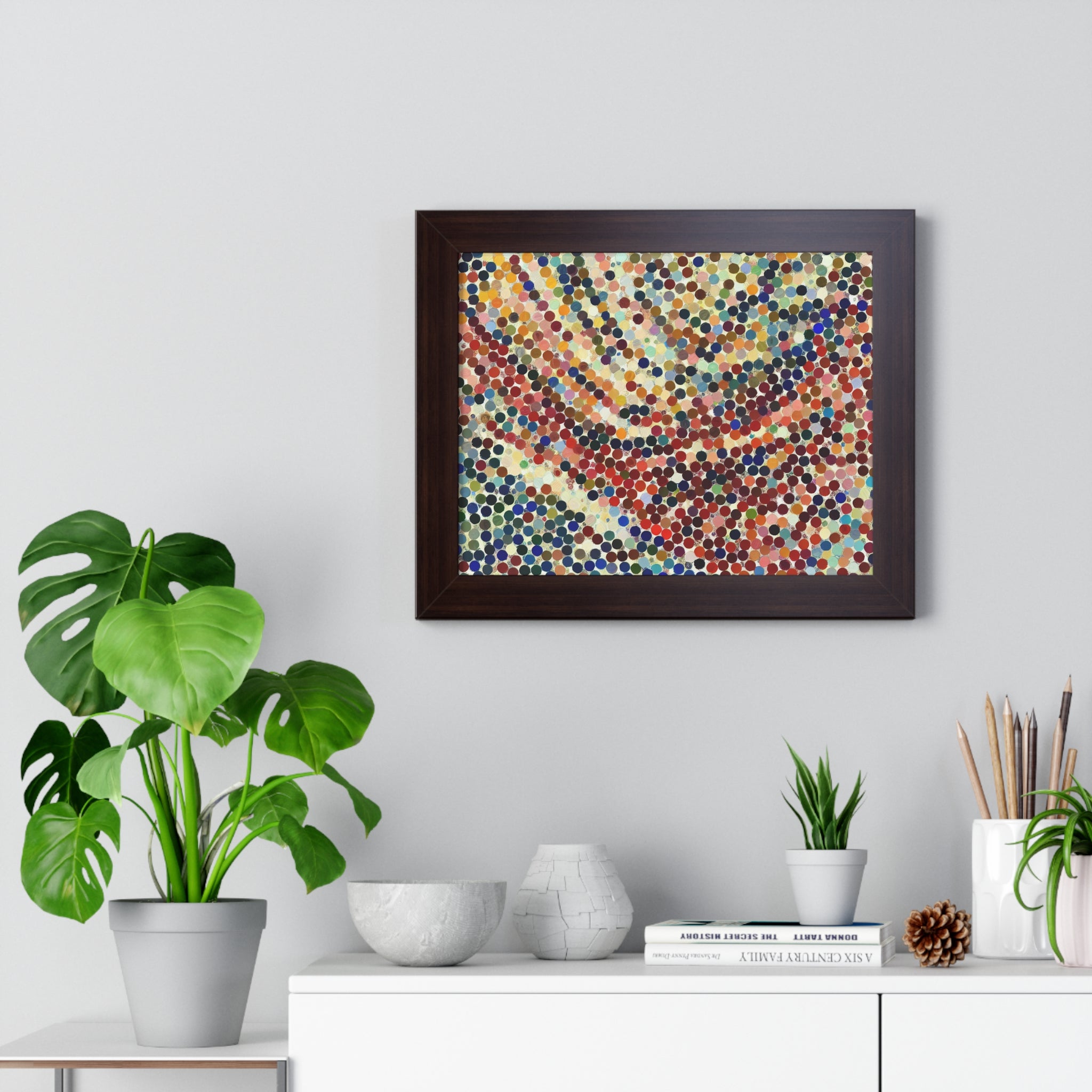 Waves of Colorful Whispers | Framed Print