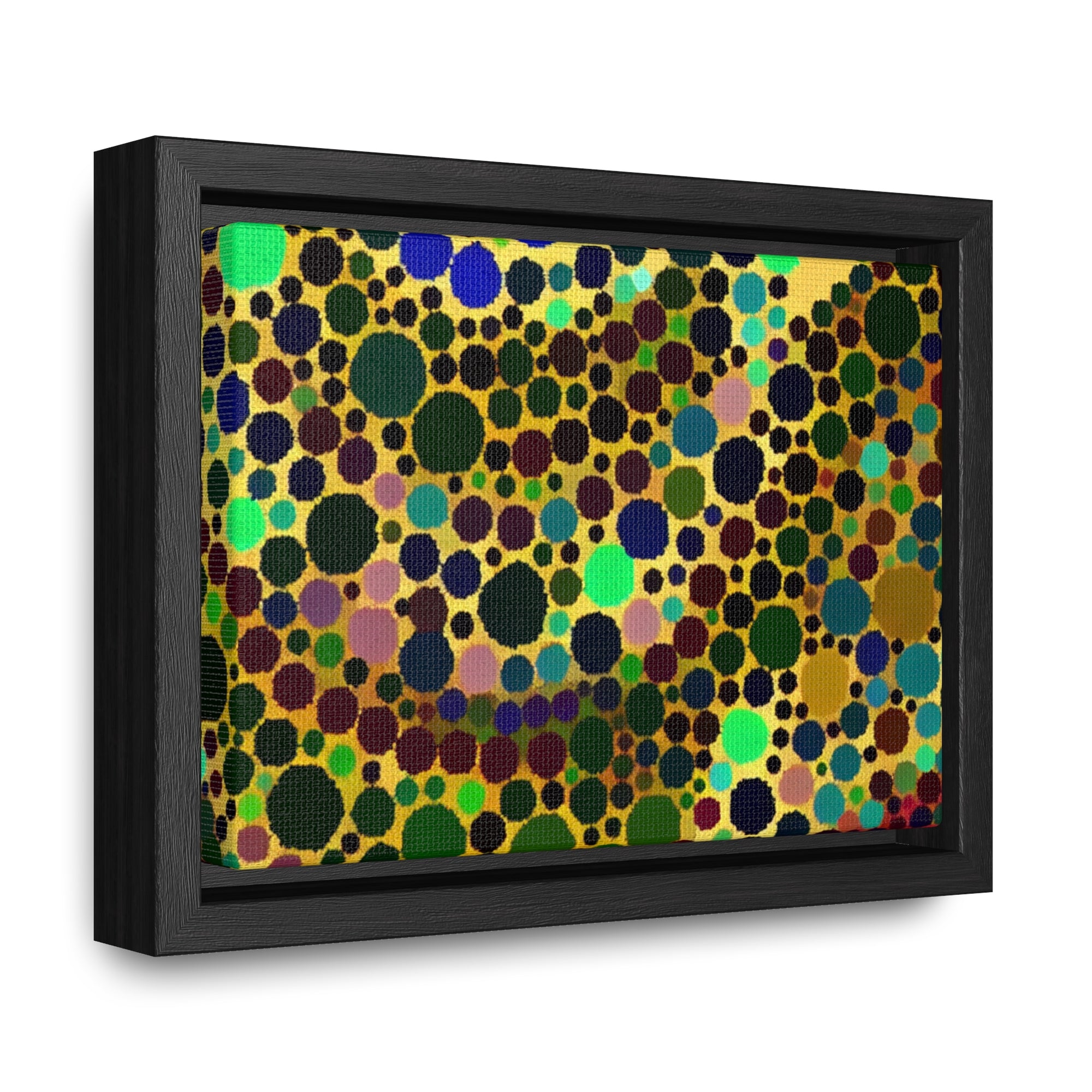 Circles of Cosmic Flow | Framed Canvas