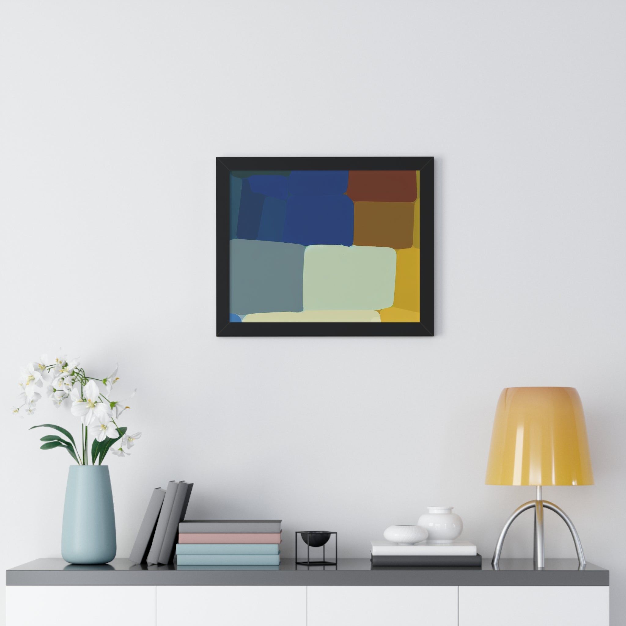 Fluid Harmony and Depth | Framed Print