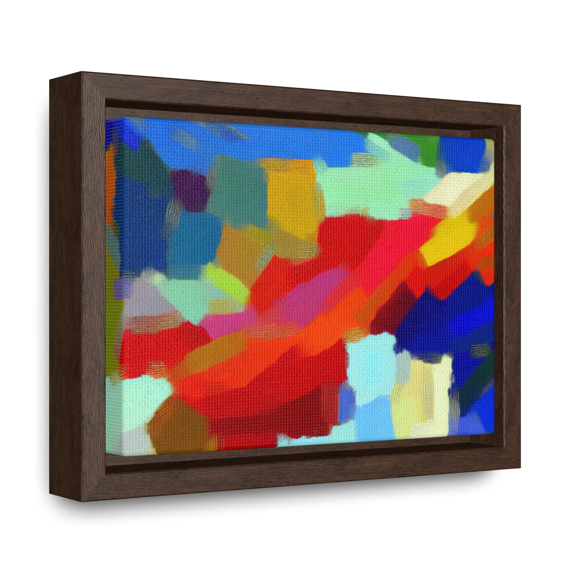 Rhythmic Color Dance | Framed Canvas