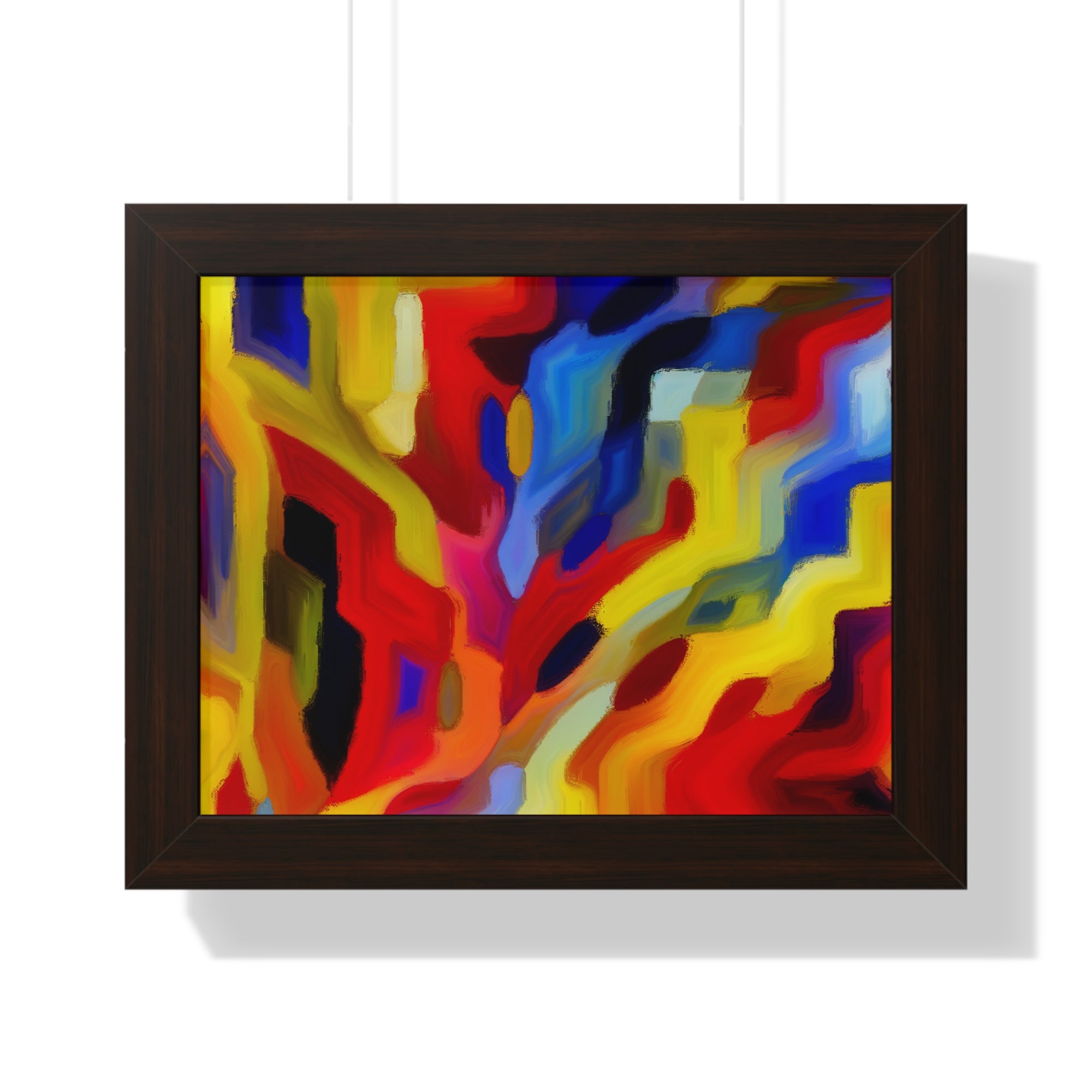 Chromatic Chaos Unveiled | Framed Print