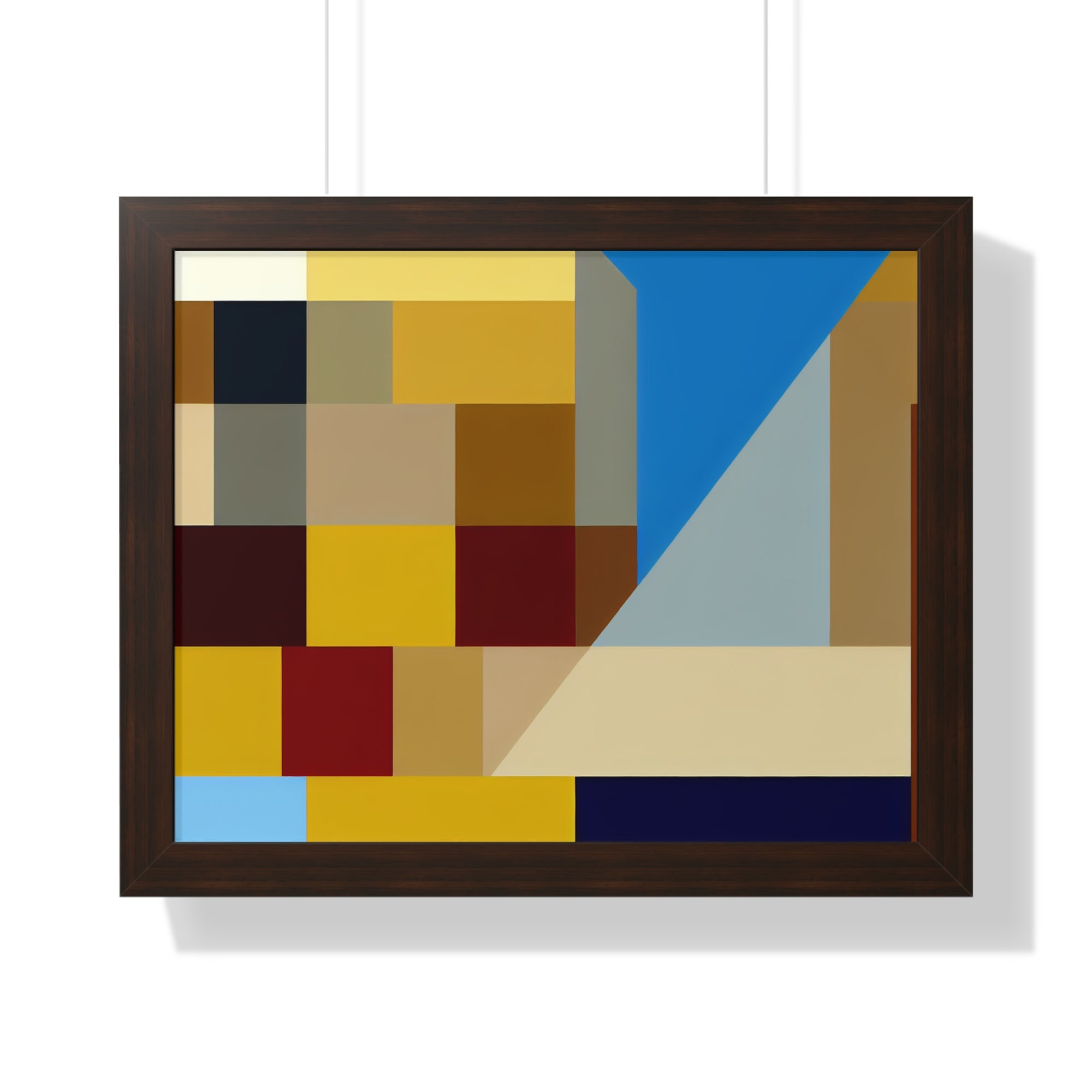 Colorful Geometric Symphony | Framed Print